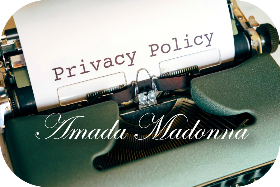 Amada Madonna Privacy Policy.